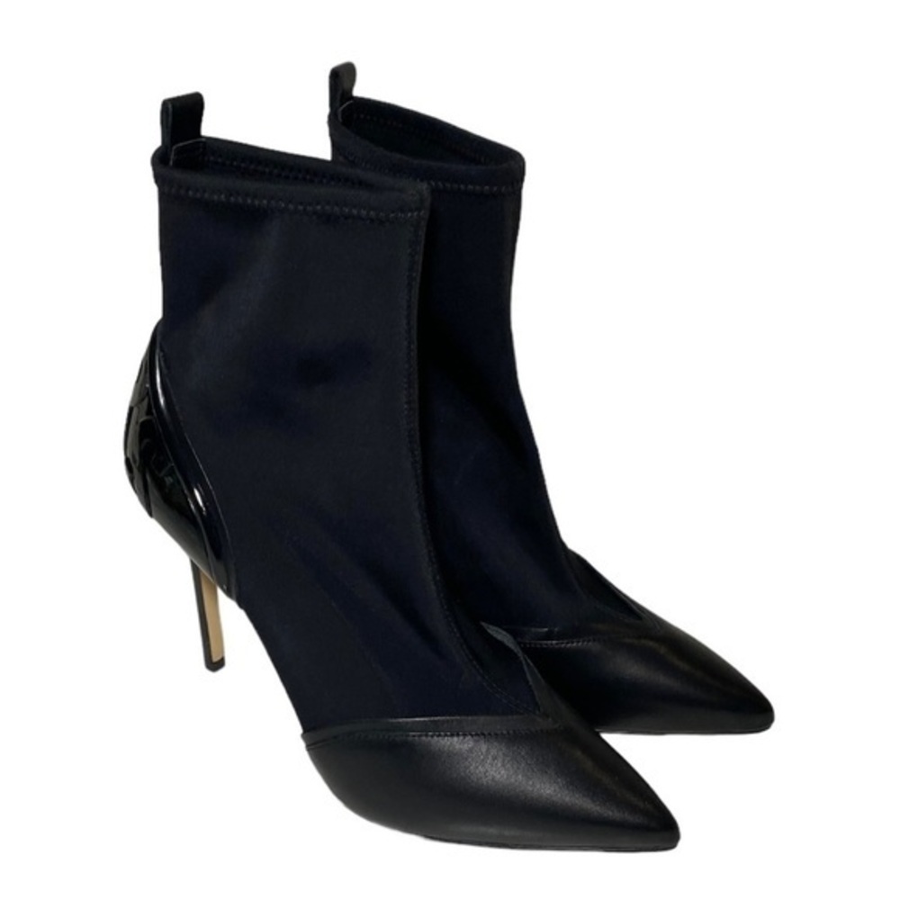 Michael Kors Kylie Scuba and Leather Ankle Boots